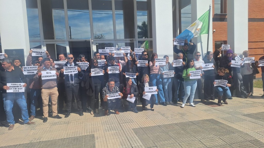 EMPLEADOS JUDICIALES INICIAN MEDIDA DE FUERZA EN RECHAZO A LA MODIFICACIÓN DE SU RÉGIMEN SALARIAL