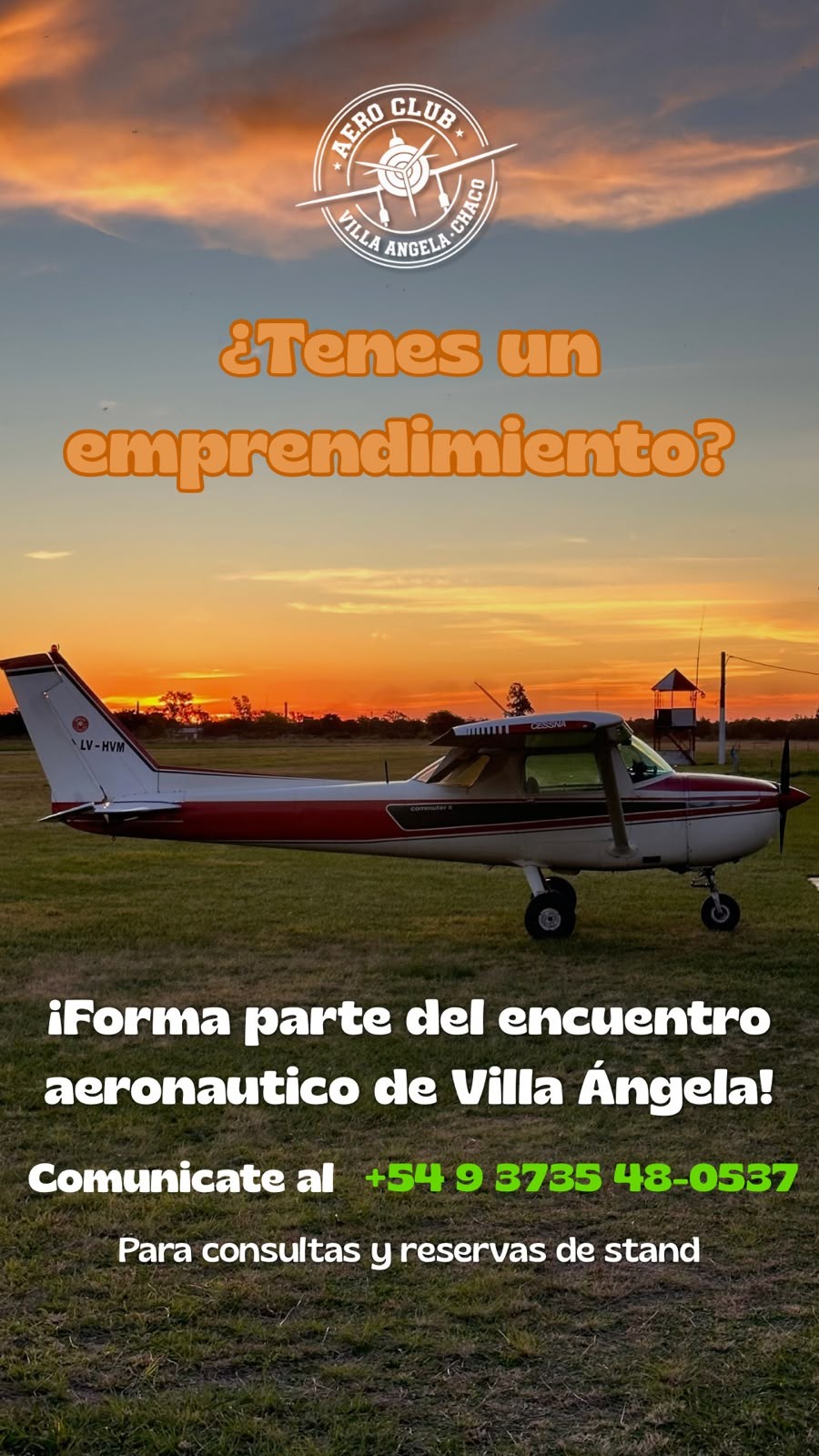Villa Ángela se prepara para un nuevo Encuentro Aeronáutico con espectáculos en vivo y gastronomía