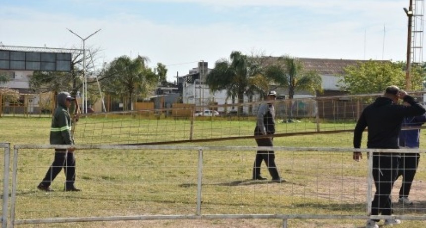 Villa &Aacute;ngela ultima detalles en el Predio Carlos Gardel para la Estudiantina 2026